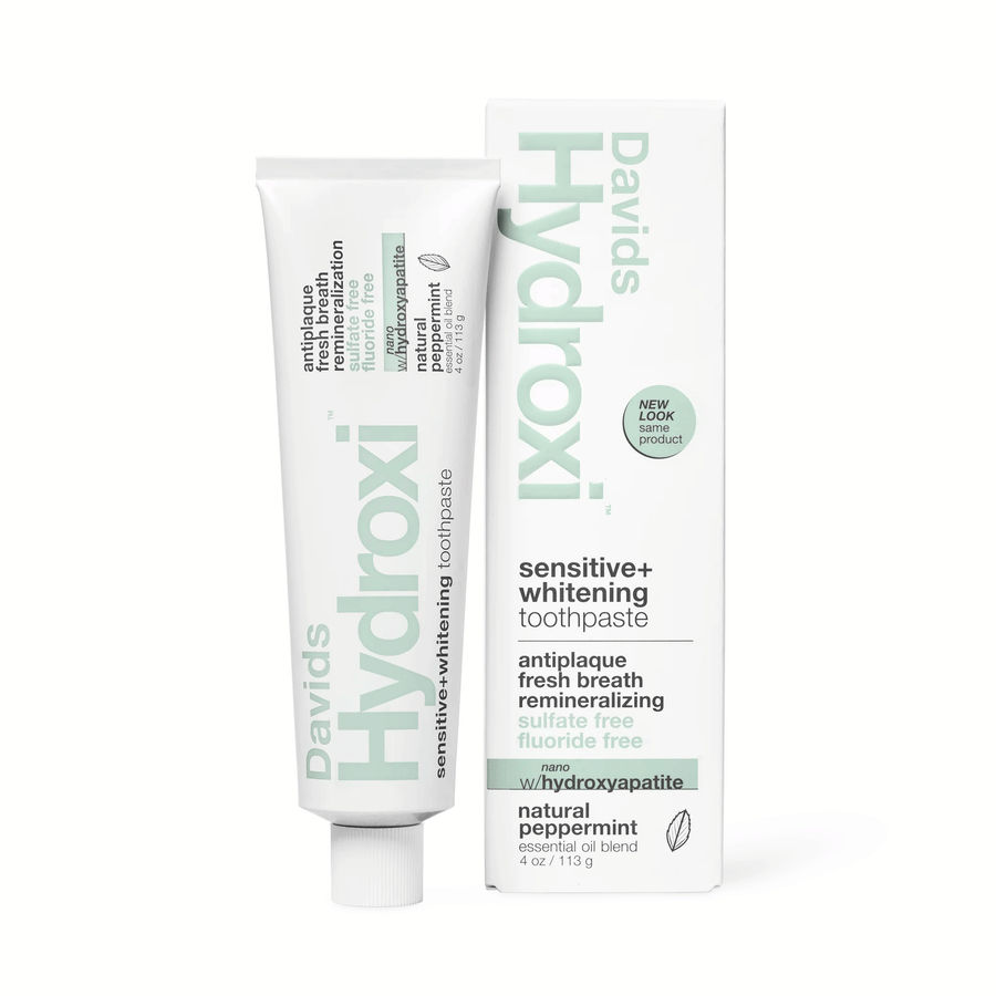 David's Premium Natural Toothpaste - Sensitive + Whitening w/ Hydroxi, Peppermint, 113.4g