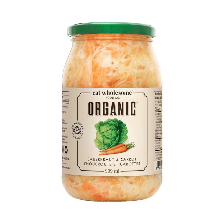 Eat Wholesome Organic Sauerkraut & Carrot, 909ml