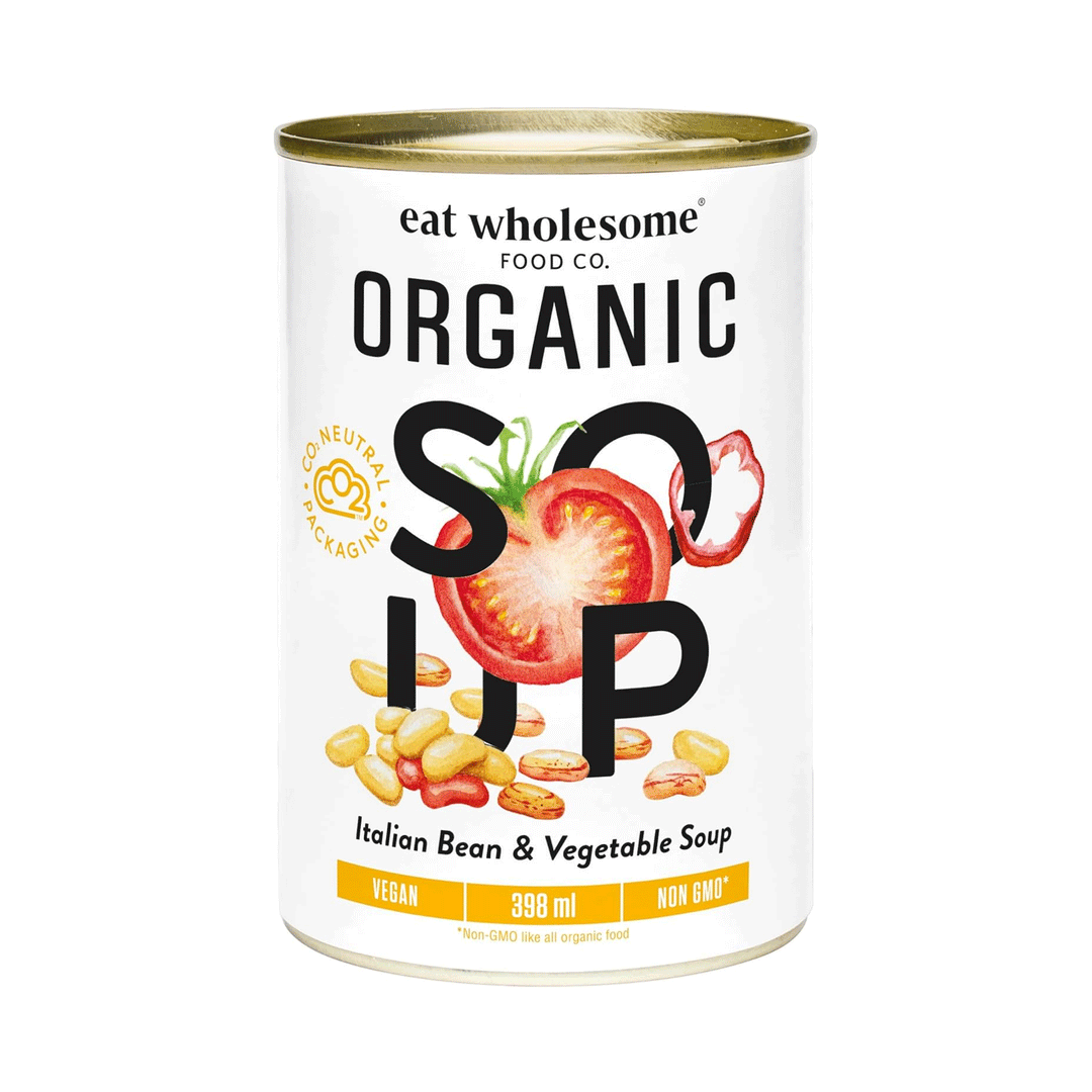 Eat Wholesome Organic Italian Bean & Vegetable Soup, 398ml