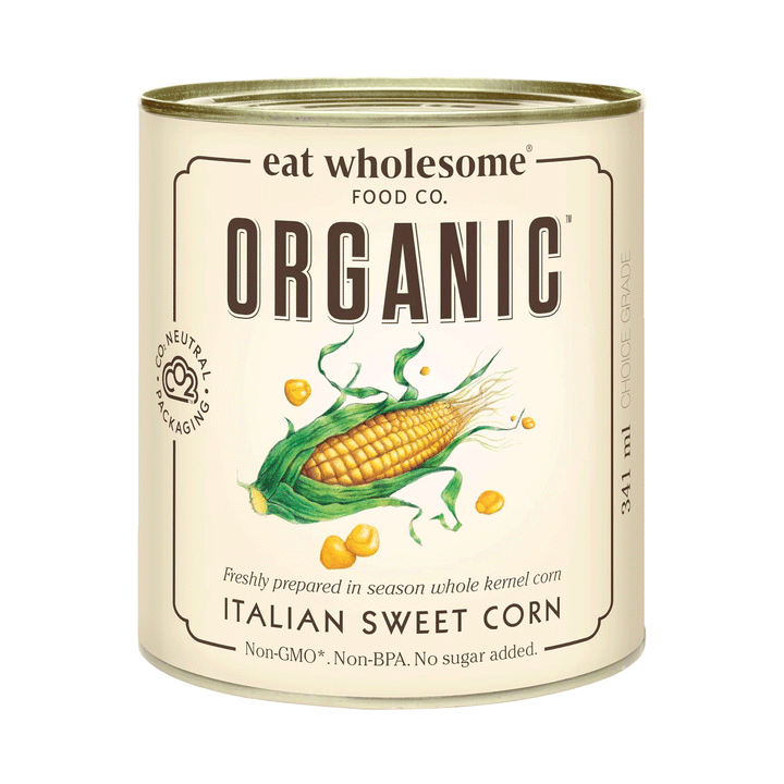 Eat Wholesome Organic Whole Kernel Corn, 341ml
