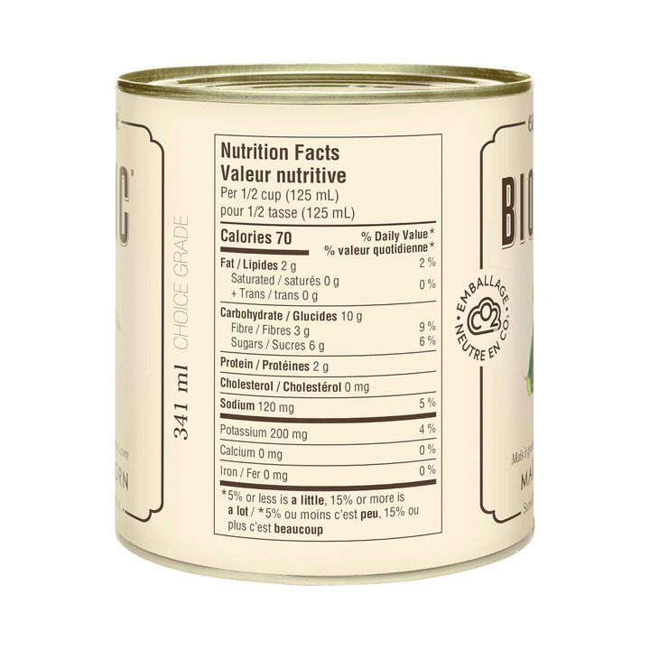 Eat Wholesome Organic Whole Kernel Corn, 341ml