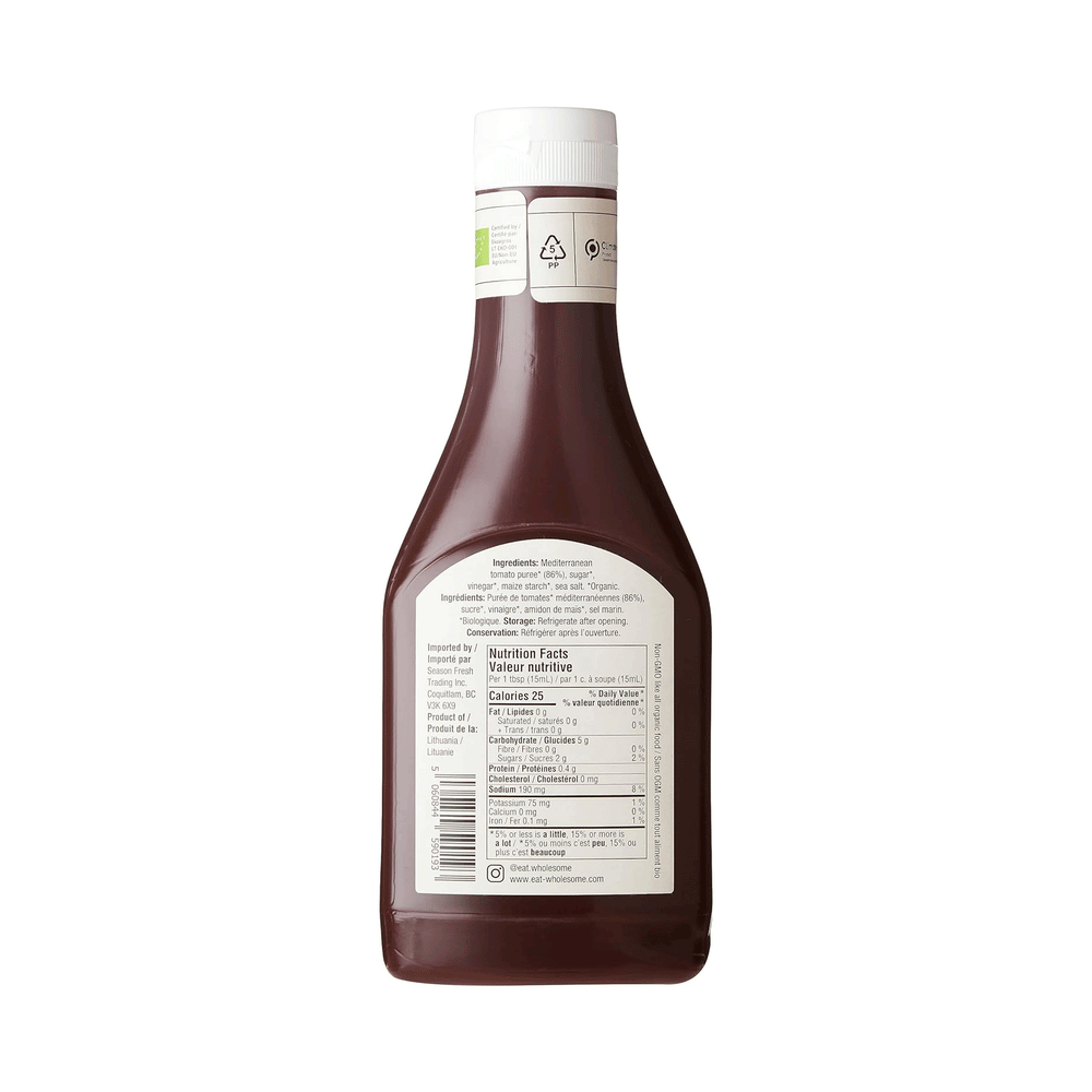 Eat Wholesome Organic Co2 Neutral Mediterranean Ketchup, 500g
