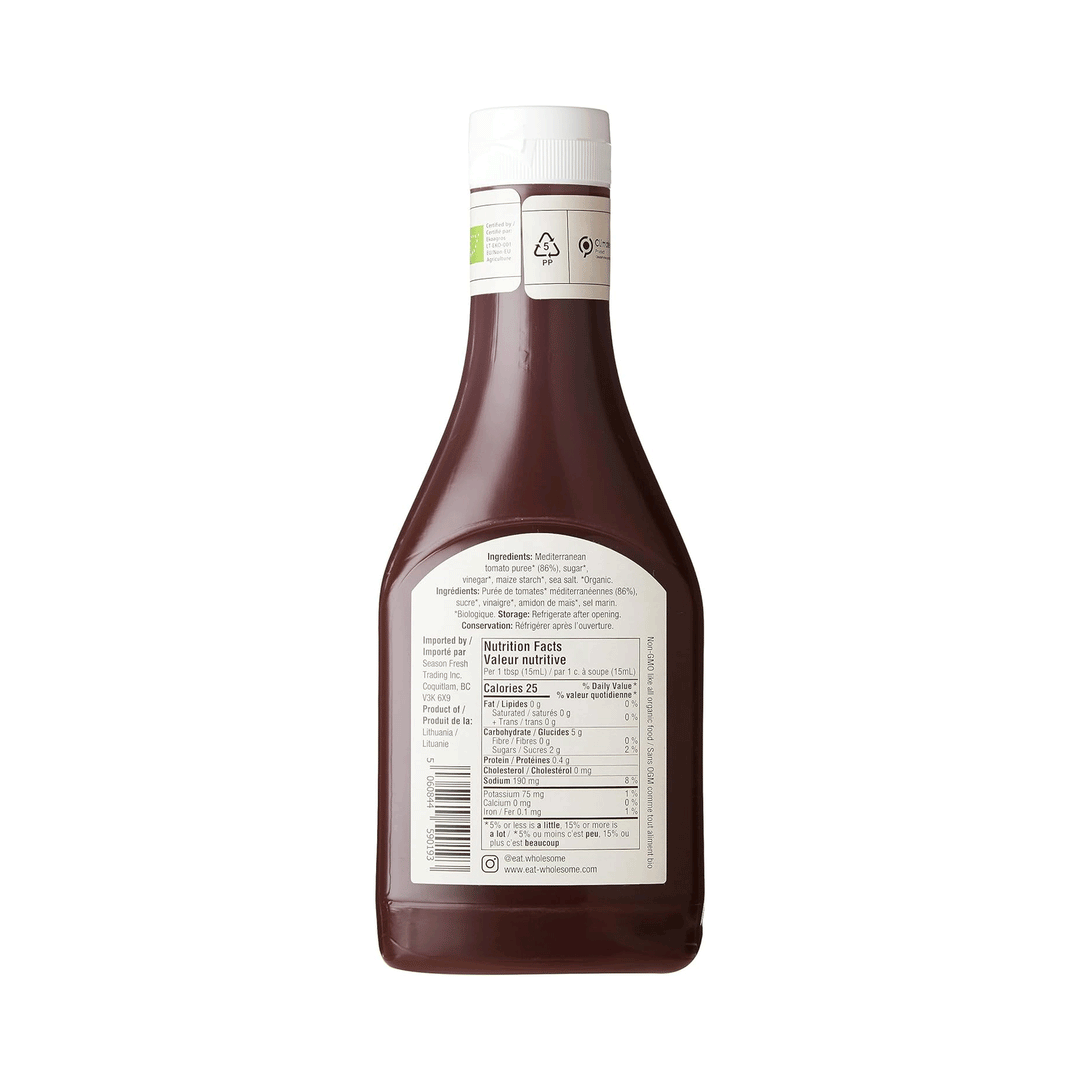 Eat Wholesome Organic Co2 Neutral Mediterranean Ketchup, 500g