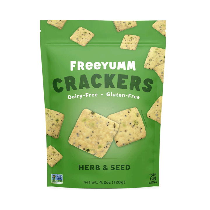 Freeyumm Crackers Herb & Seed, 120g