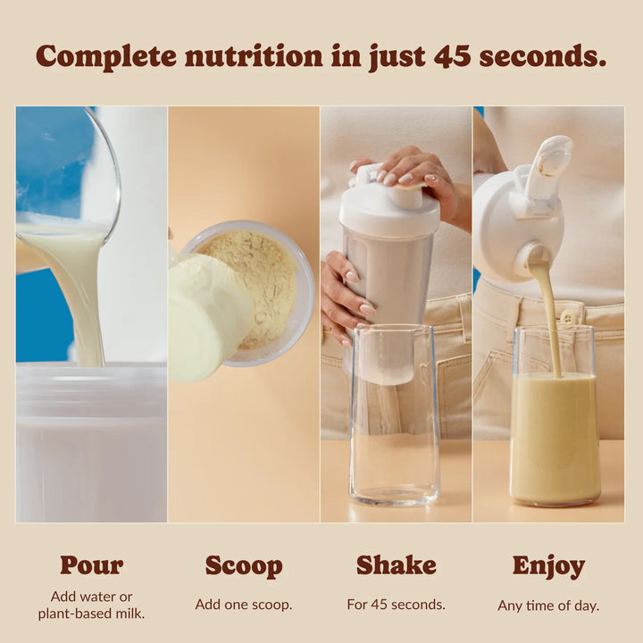 Good Protein All-In-One Shake, Chocolate Fudge, Plant-Based Superfood Blend, 880g