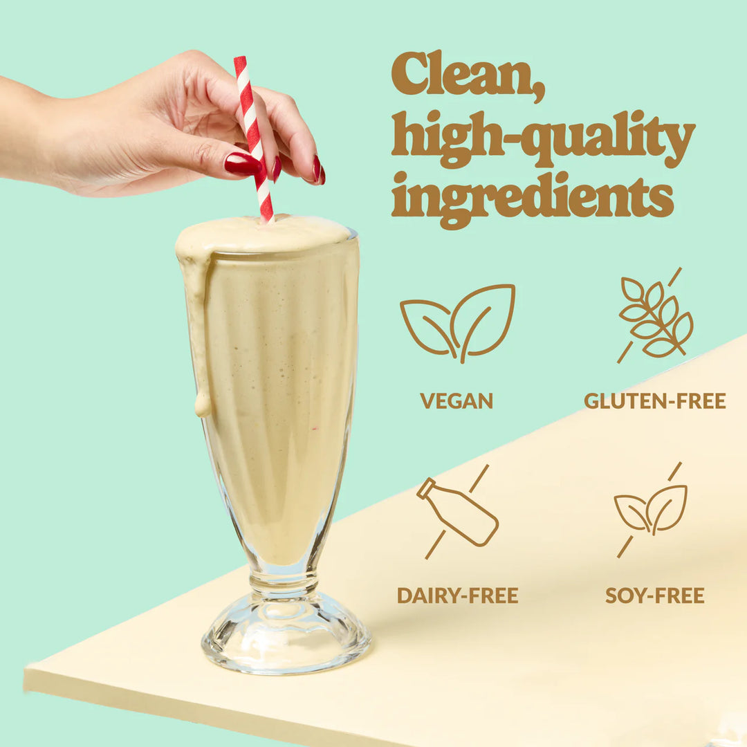 Good Protein All-In-One Shake, Peanut Butter, Plant-Based Superfood Blend, 880g