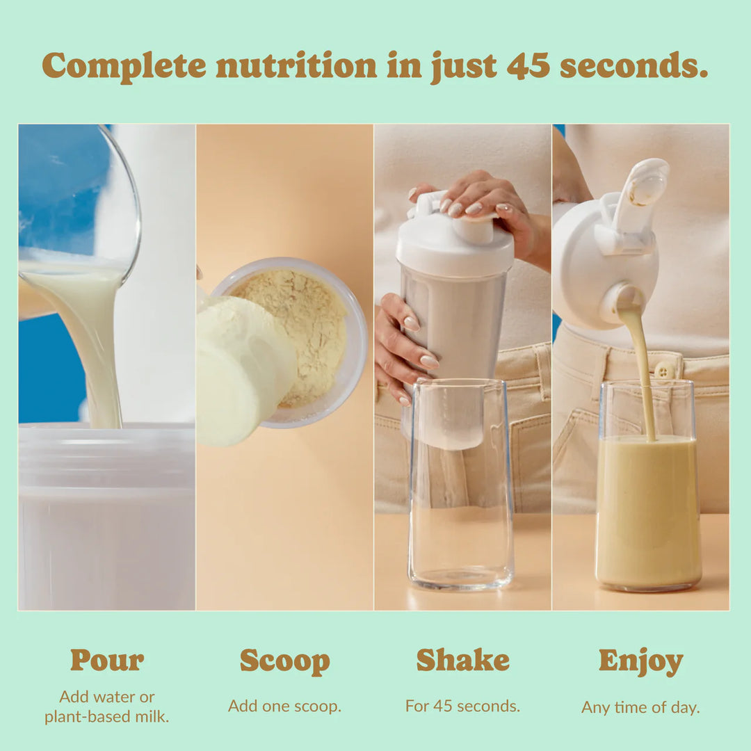 Good Protein All-In-One Shake, Peanut Butter, Plant-Based Superfood Blend, 880g