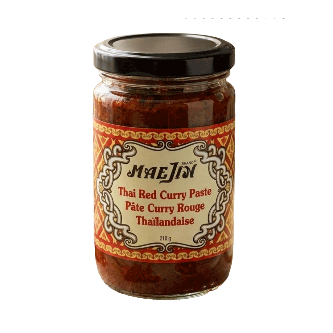 Mae Jin Thai Red Curry Paste - 100% Natural, 210g