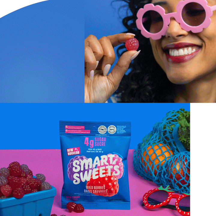 Smart Sweets Wild Berries, 50g