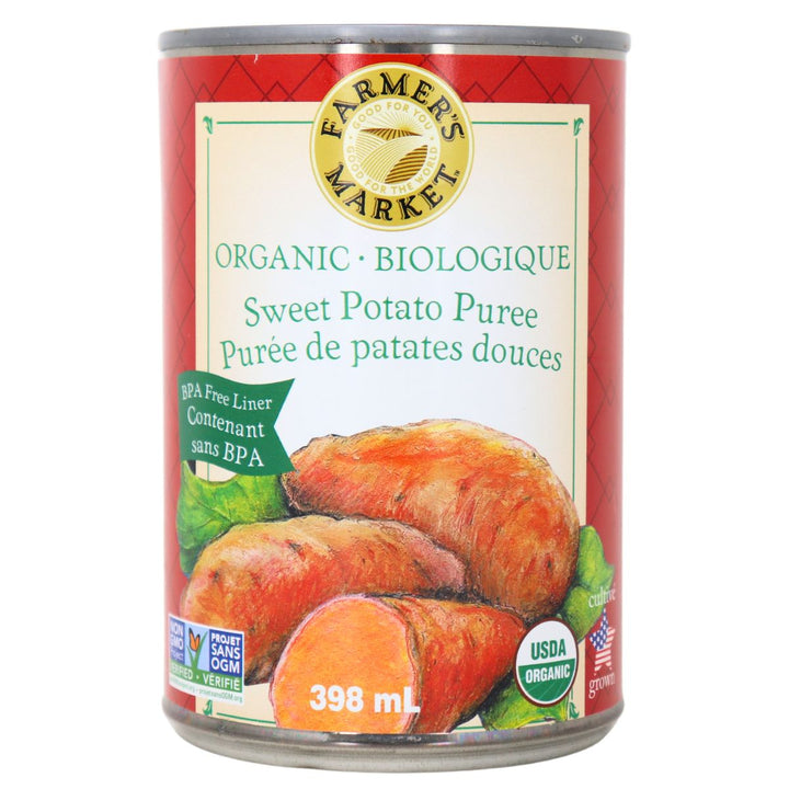 Farmer's Market Organic Sweet Potato Puree, 398ml