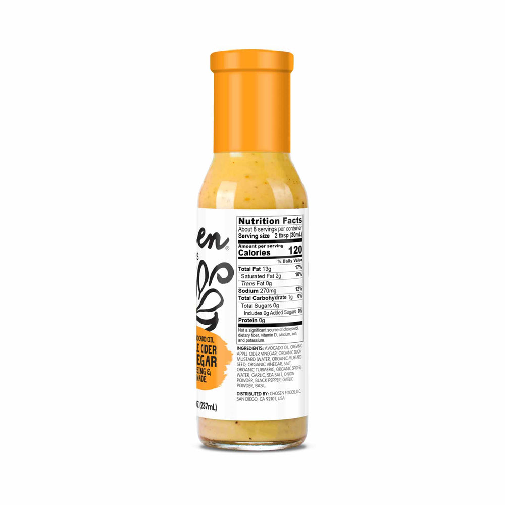 Chosen Foods Apple Cider Vinegar Dressing, 237ml