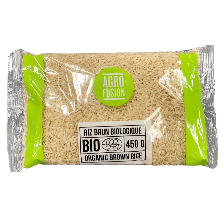 AgroFusion Organic Brown Rice, 450g