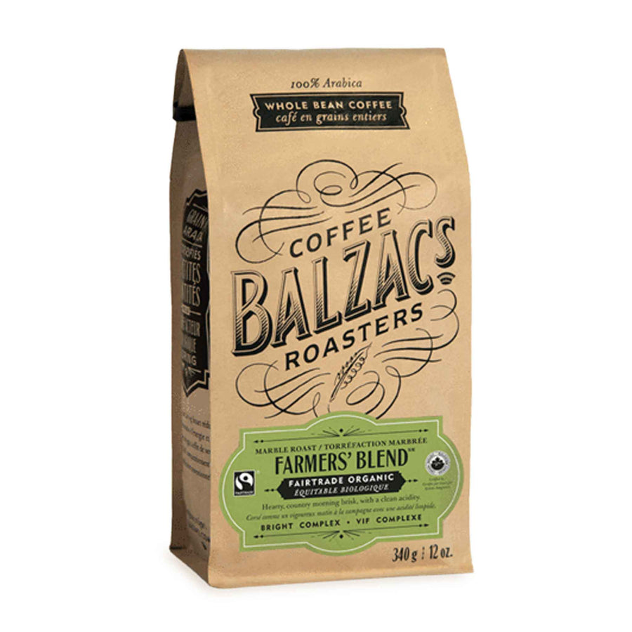 Balzac's Coffee Roasters Whole Bean Farmers' Blend, 340g
