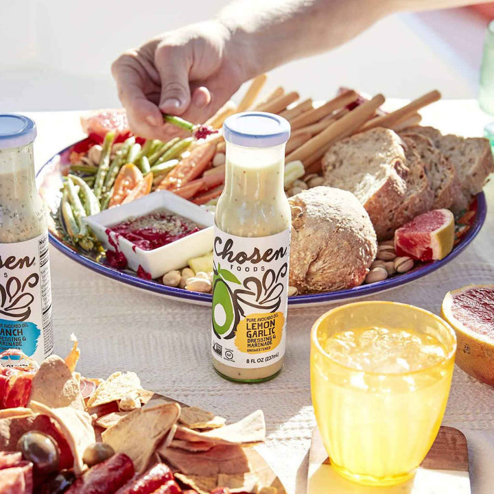 Chosen Foods Lemon Garlic Dressing, 237ml