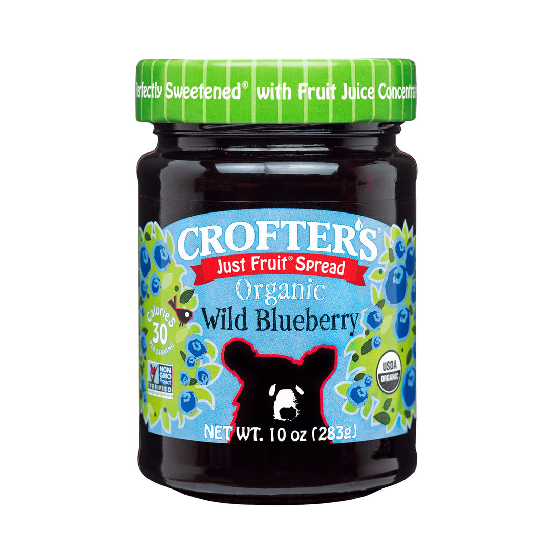 Crofter's Organic Wild Blueberry Just Fruit Spread, 235ml