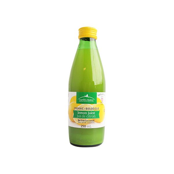 Earth's Choice Organic Lemon Juice, 250ml