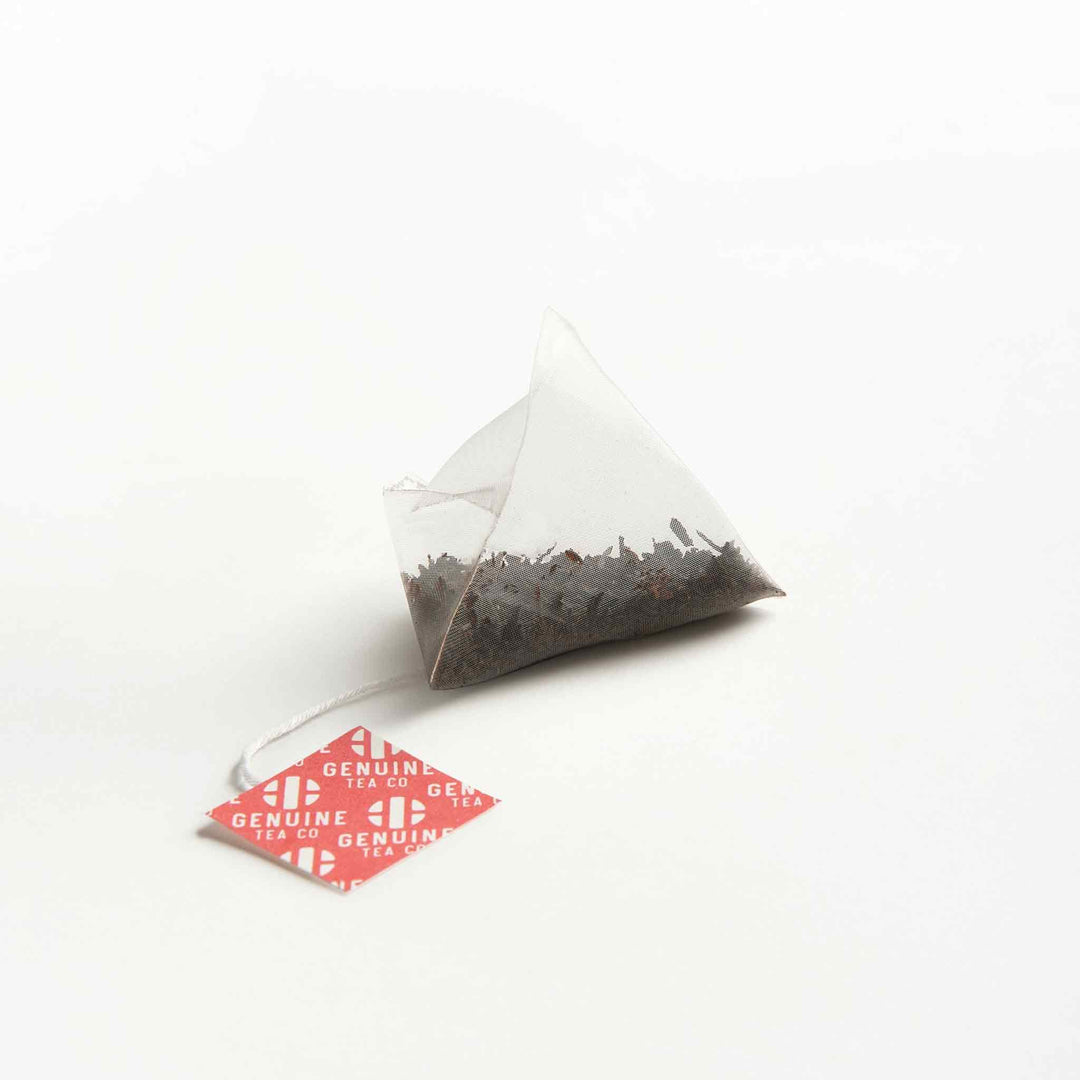 Genuine Tea Organic Assam Breakfast Pyramid Tea, 15 bags