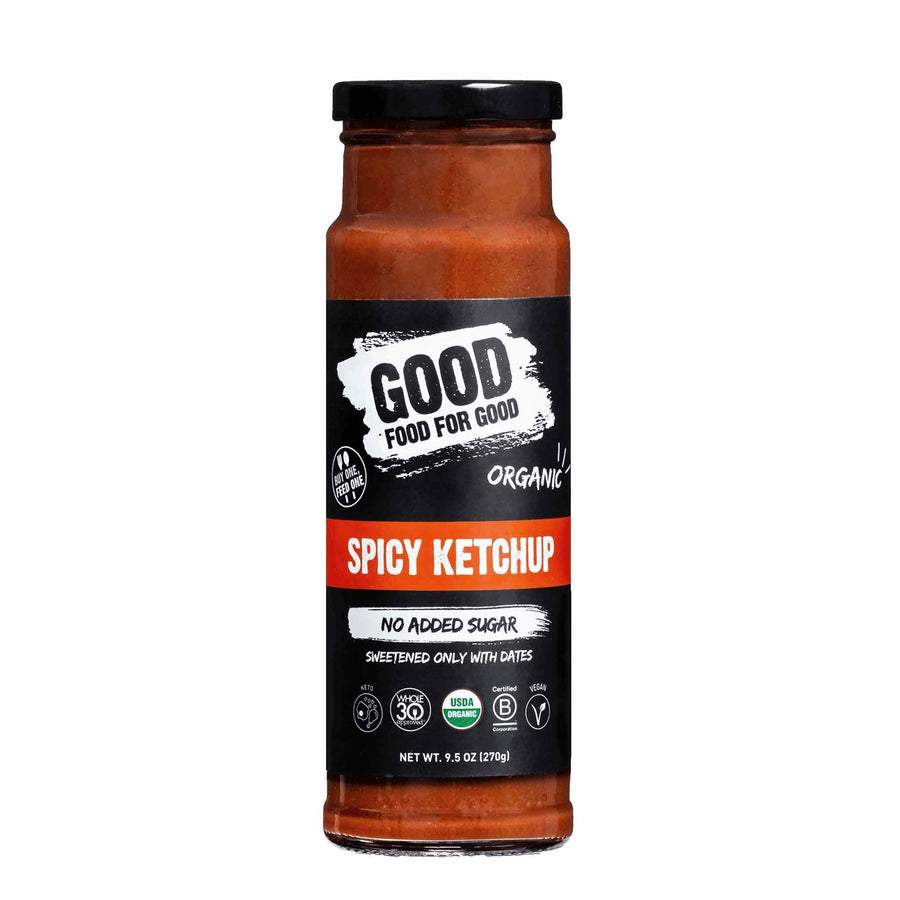Good Food For Good Organic Spicy Ketchup, 250ml