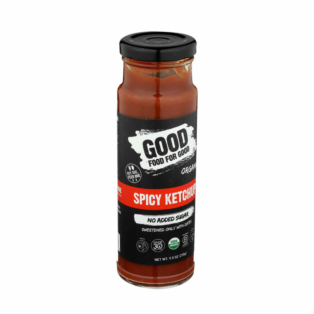 Good Food For Good Organic Spicy Ketchup, 250ml