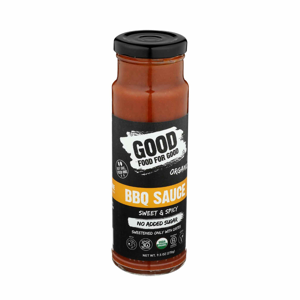 Good Food For Good Organic Sweet & Spicy BBQ Sauce, 250ml