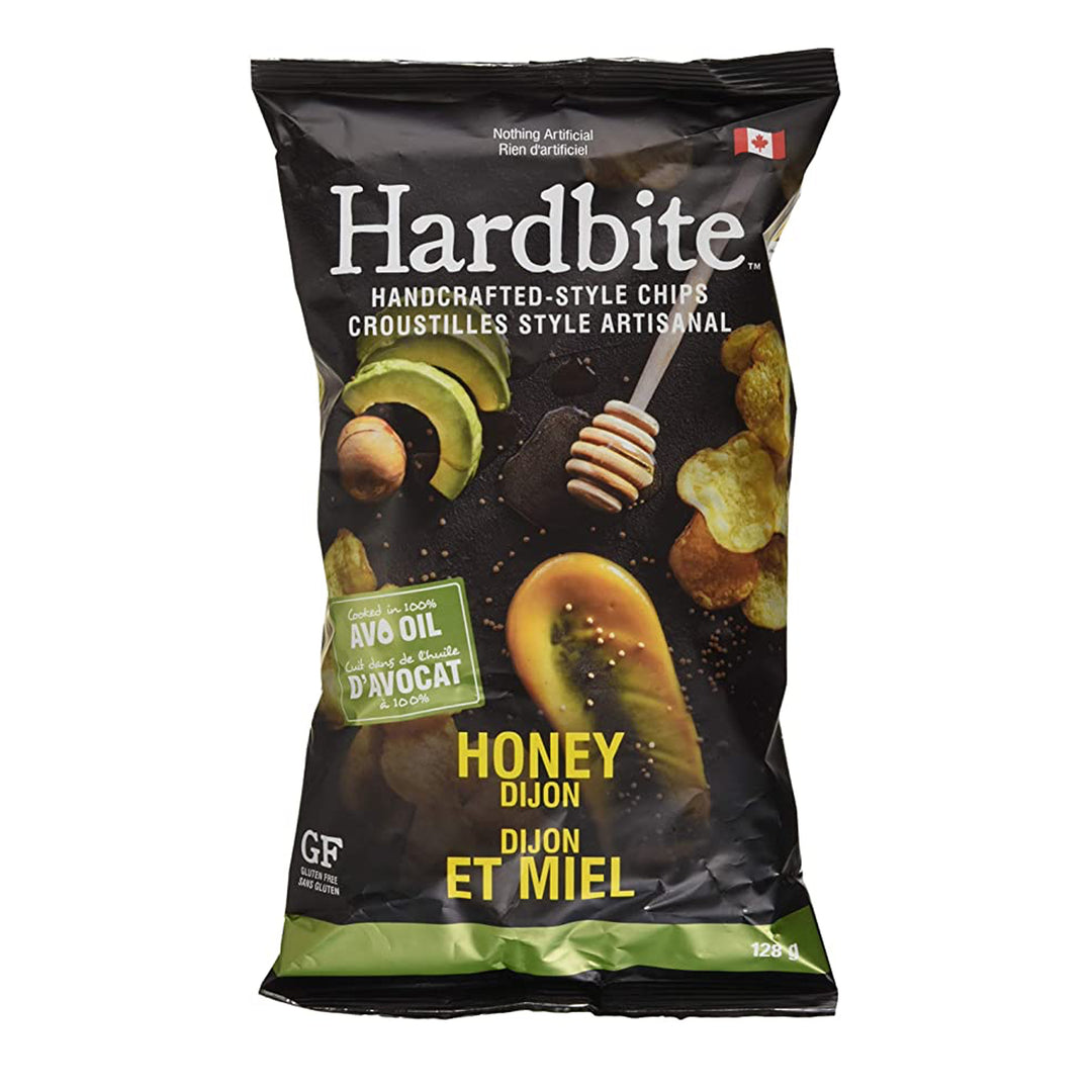 Hardbite Honey Dijon Avocado Oil Chips, 128g