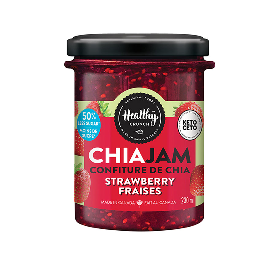 Healthy Crunch Keto Strawberry Chia Jam, 230g