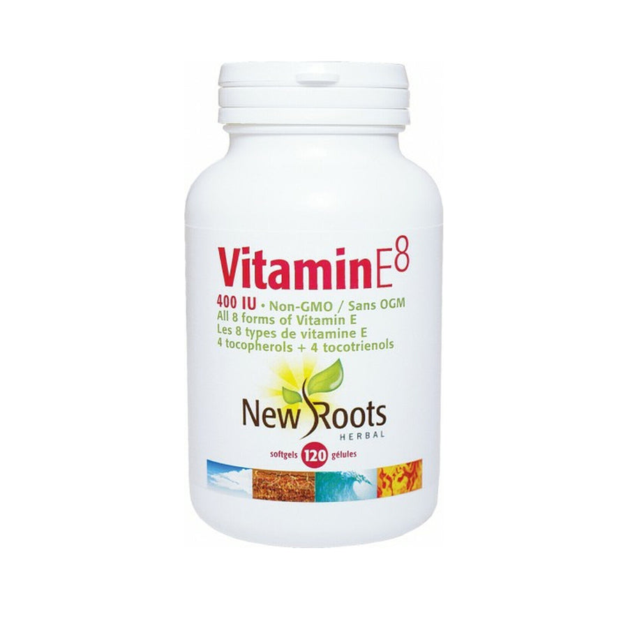 New Roots Vitamin E8 400 IU, 120 Capsules