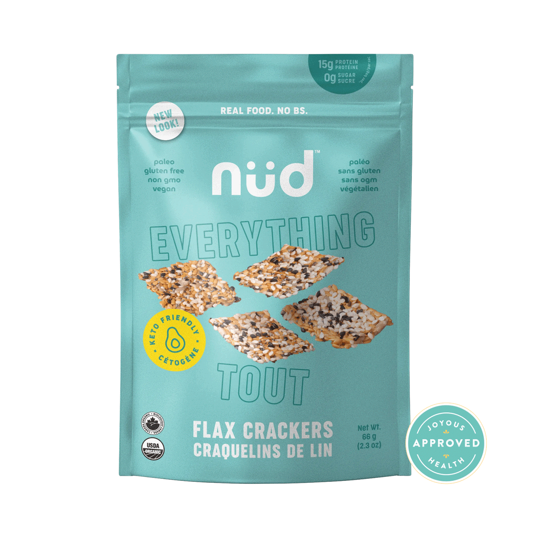 Nud Everything Flax Crackers, 66g