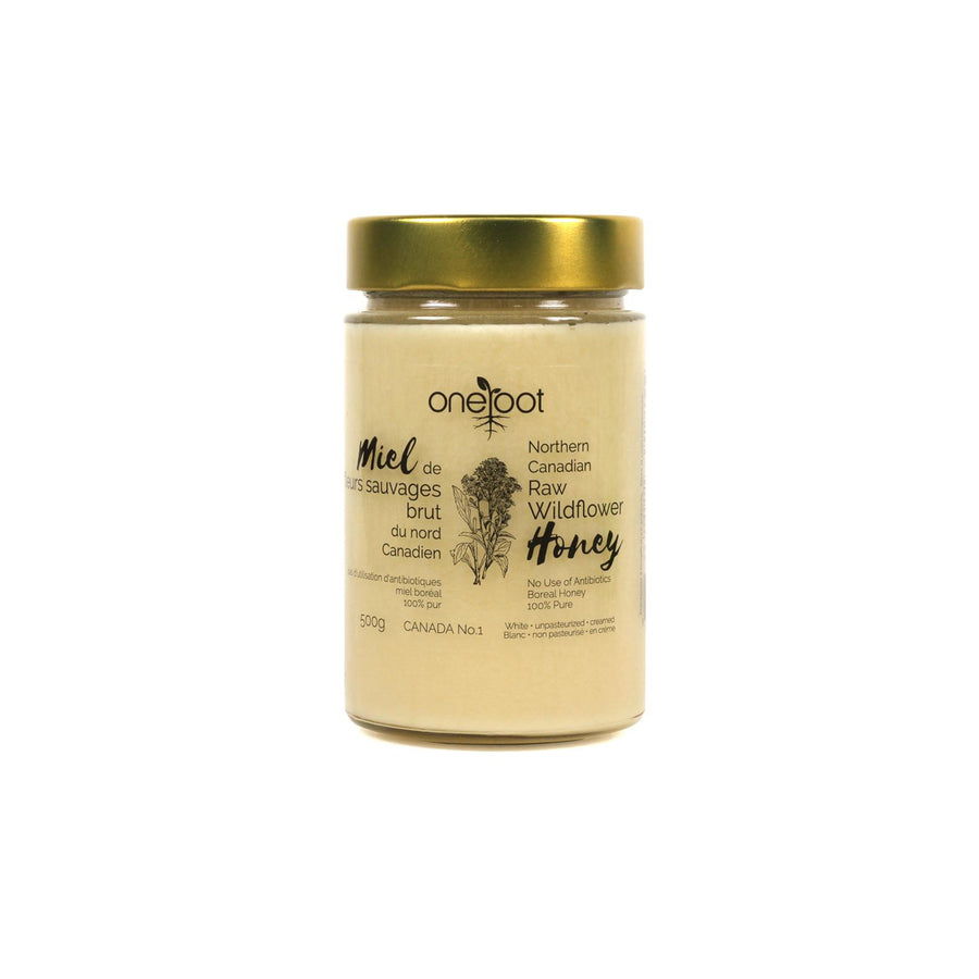 Oneroot Raw Wildflower Honey, 500g