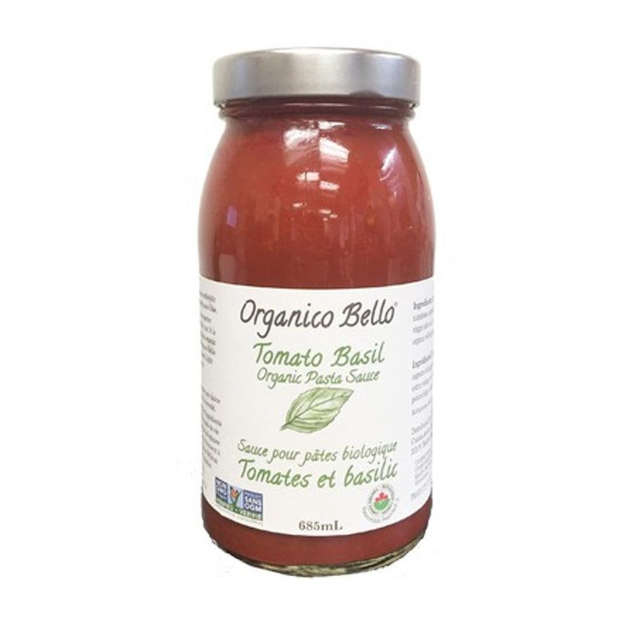 Organico Bello Tomato Basil Sauce, 685ml