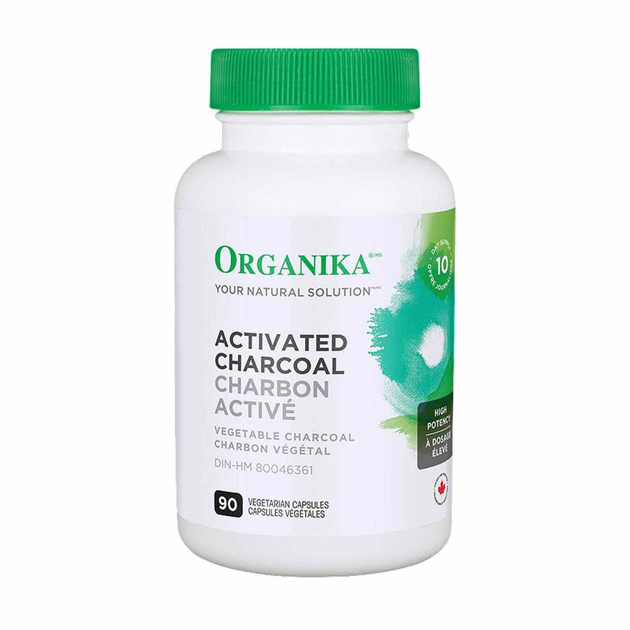 Organika Activated Charcoal, 90 Capsules