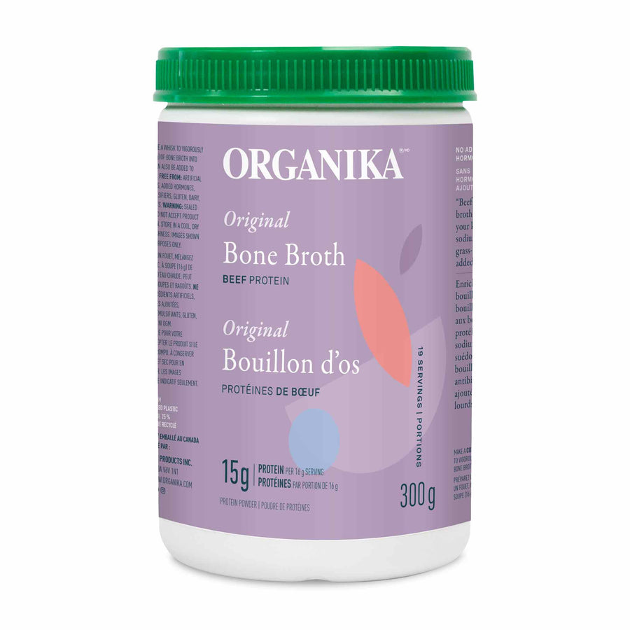 Organika Original Beef Bone Broth Powder, 300g