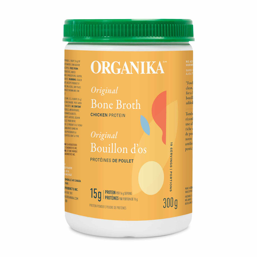 Organika Original Chicken Bone Broth Powder, 300g