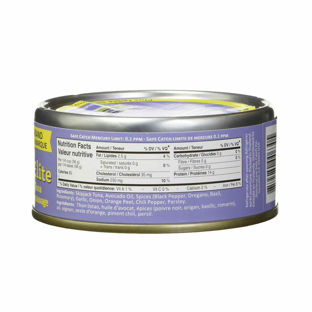 Safe Catch Wild Tuna - Garlic Herb, 142g