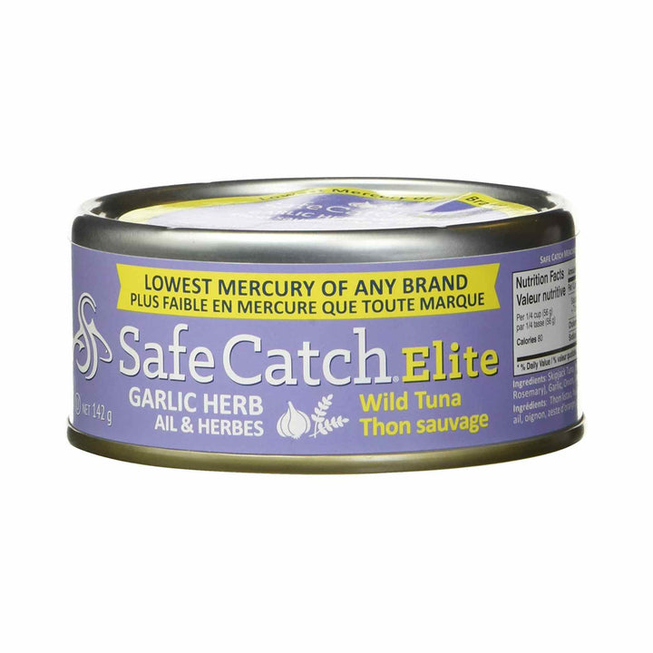 Safe Catch Wild Tuna - Garlic Herb, 142g