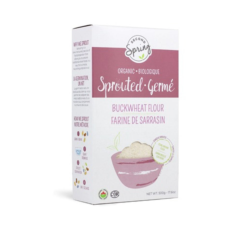 Second Spring Organic Sprouted Buckwheat Flour, 500g