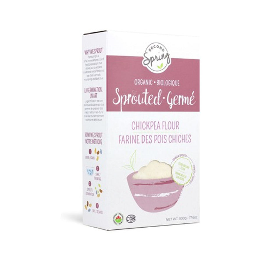 Second Spring Sprouted Chickpea Flour, 500g
