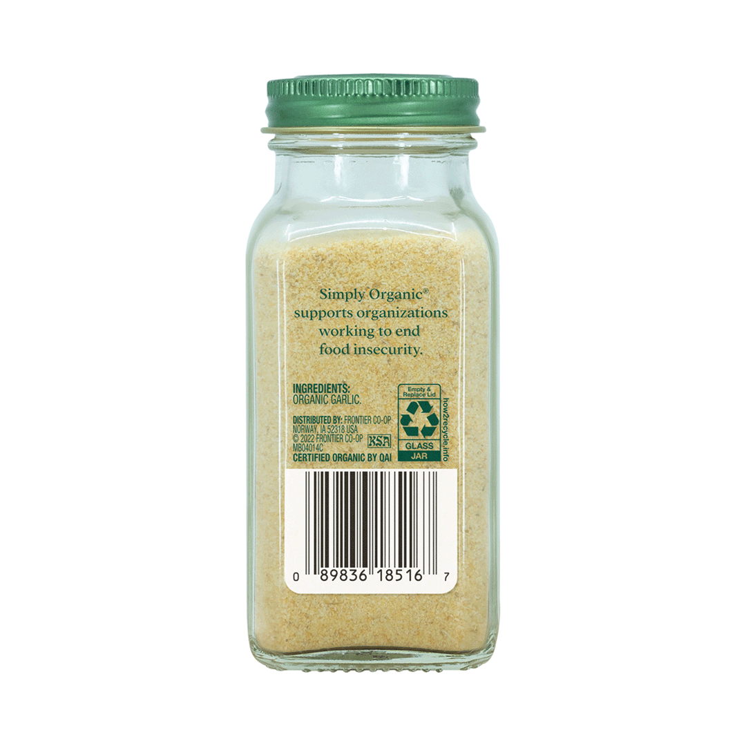 Simply Organic Garlic Powder, 103g