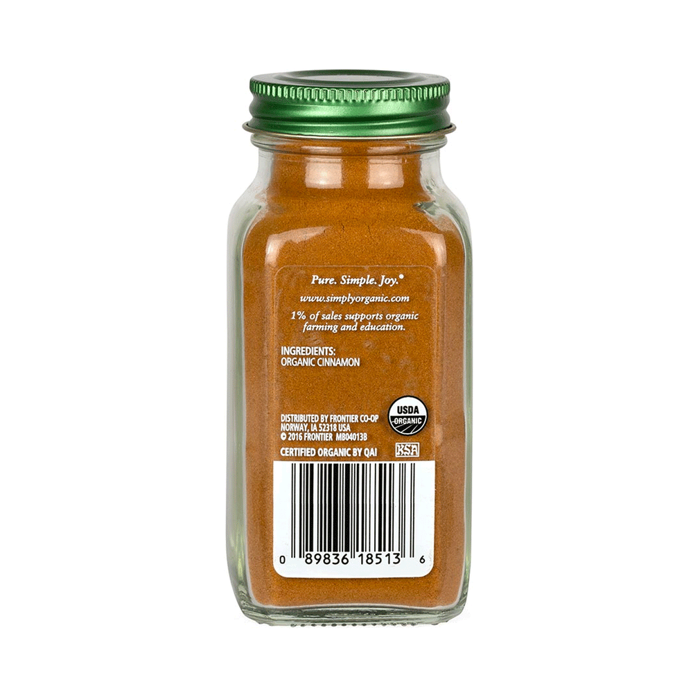 Simply Organic Ground Cinnamon, 69g