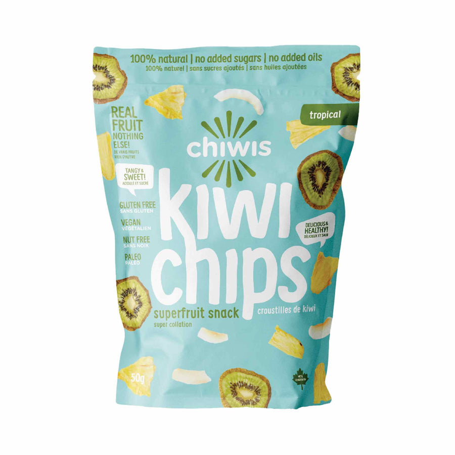 Chiwis Tropical Kiwi Chips, 60g