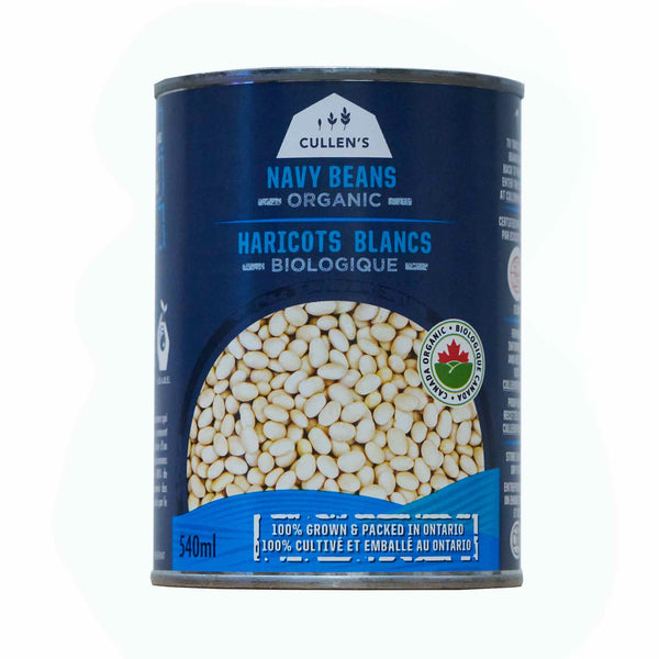 Cullen's Organic Navy Beans, 540ml