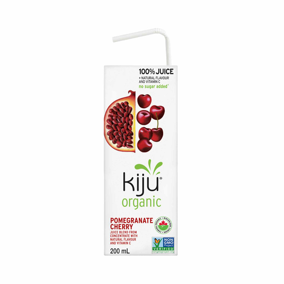 Kiju Organic Pomegranate Cherry Juice, 4x200ml
