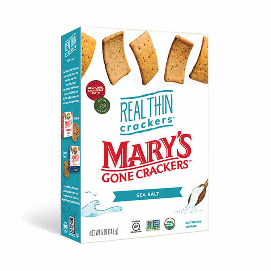 Mary's REAL Thin Crackers - Sea Salt, 142g