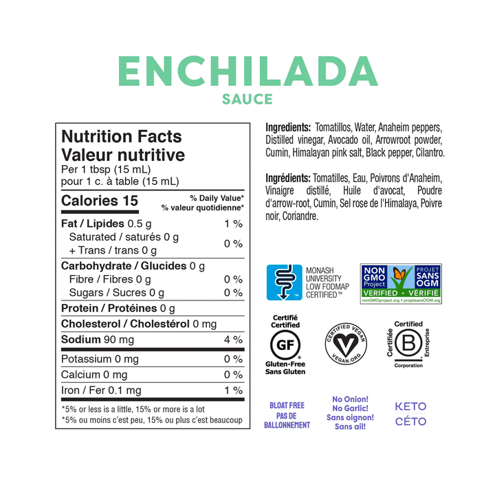 Fody Green Enchilada Sauce, 236ml