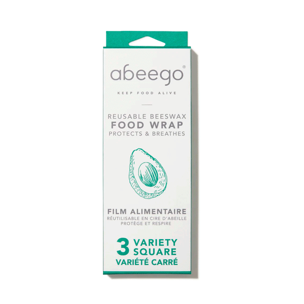 Abeego Beeswax Food Wrap (Variety), 3-Pack