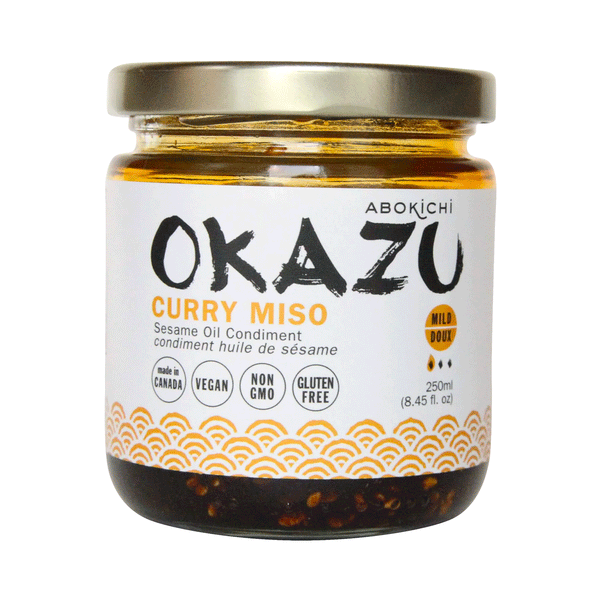 Abokichi OKAZU - Curry Chili Miso - Japanese Chili Miso Oil Condiment, 230ml