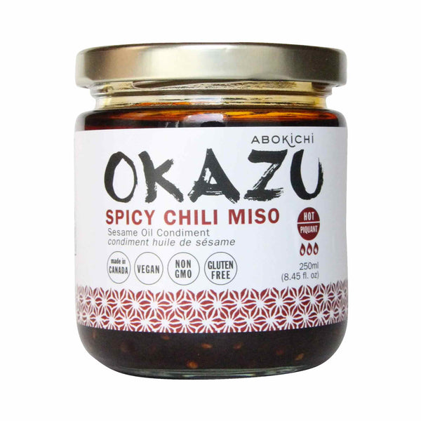 Abokichi OKAZU - Spicy Chili Miso - Japanese Chili Miso Oil Condiment, 230ml