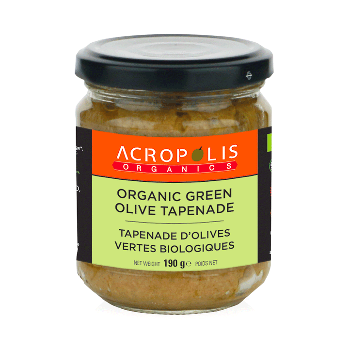 Acropolis Organics Green Olive Tapenade, 190g