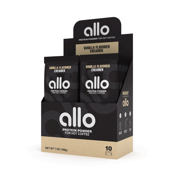 Allo Protein Powder Creamer - Vanilla, 10 Packets (200g)