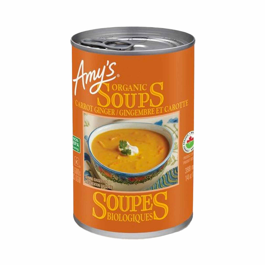 Amy's Kitchen Organic Carrot Ginger Soup, 398ml